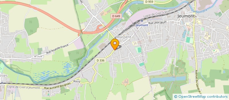 localisation de l'entreprise SCI DOLIMAR  MARPENT