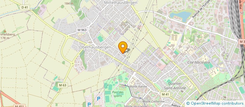 localisation de l'entreprise SCI DOLIS & VOIGNIER  OBERHAUSBERGEN