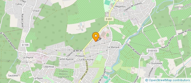 localisation de l'entreprise SCI DOLIVE  LEOGNAN