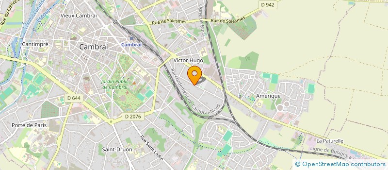localisation de l'entreprise SCI DOLJLO à CAMBRAI