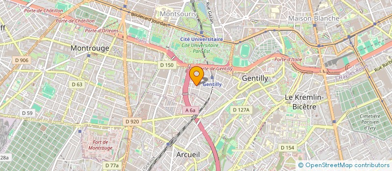 localisation de l'entreprise SCI DOLLAR  GENTILLY