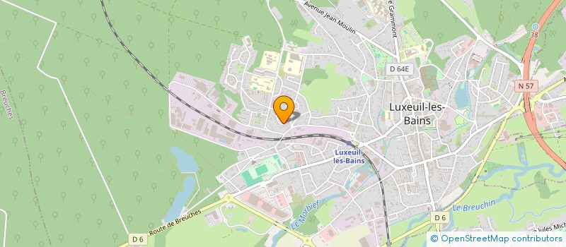 localisation de l'entreprise SCI DOLLAR à LUXEUIL-LES-BAINS
