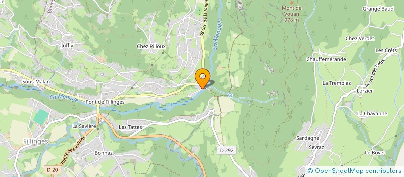 localisation de l'entreprise SCI DOLLDEPA  FILLINGES