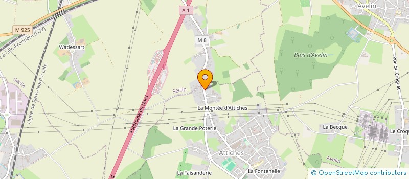 localisation de l'entreprise SCI DOLLE FAMILY  ATTICHES