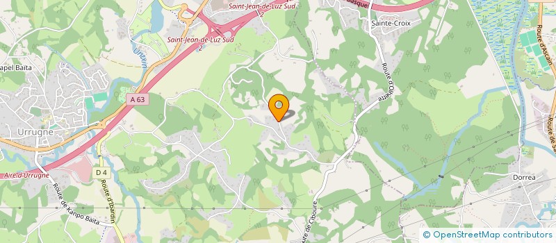 localisation de l'entreprise SCI  DOLLFUS JULIEN  URRUGNE