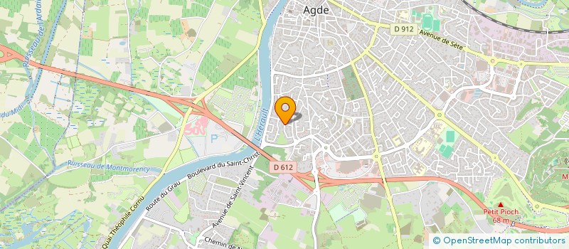 localisation de l'entreprise SCI DOLLY  AGDE