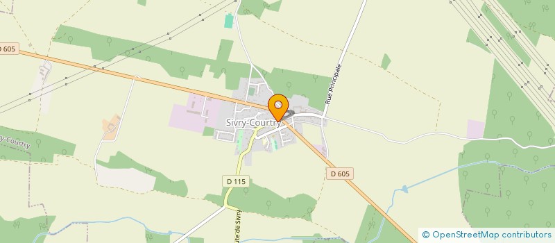 localisation de l'entreprise SCI DOLLY  SIVRY-COURTRY