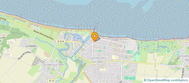 localisation de l'entreprise SCI DOLLY à COURSEULLES-SUR-MER