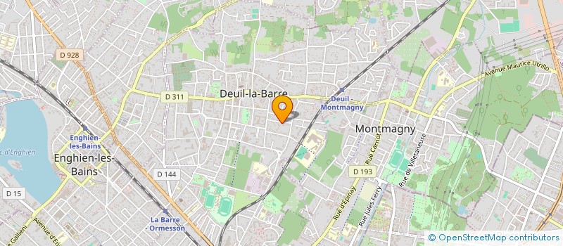 localisation de l'entreprise SCI DOLLY HOUSE  DEUIL-LA-BARRE