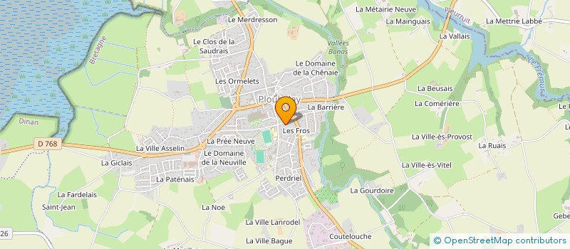 localisation de l'entreprise SCI DOLMEN 2  BEAUSSAIS-SUR-MER