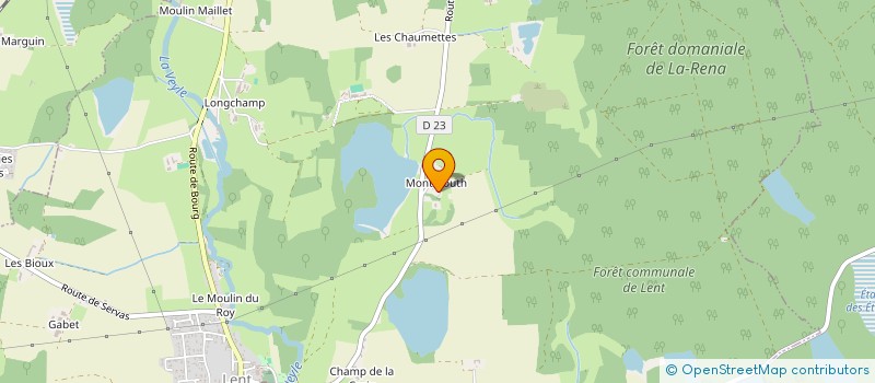 localisation de l'entreprise SCI DOLMEN  LENT