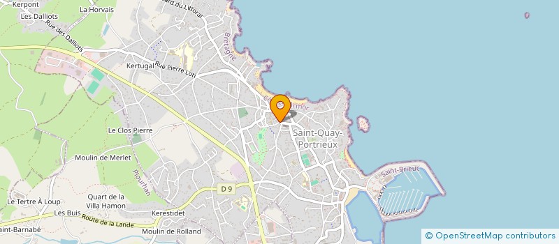 localisation de l'entreprise SCI DOLO  SAINT-QUAY-PORTRIEUX