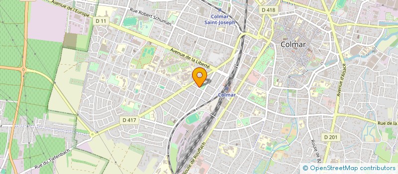 localisation de l'entreprise SCI DOLOCLA  COLMAR