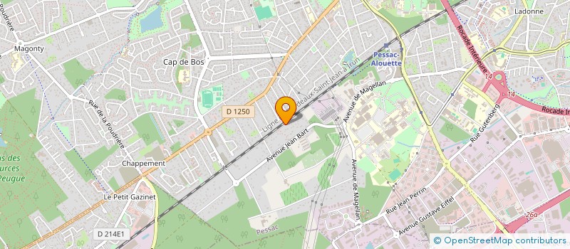 localisation de l'entreprise SCI DOLOJU  PESSAC