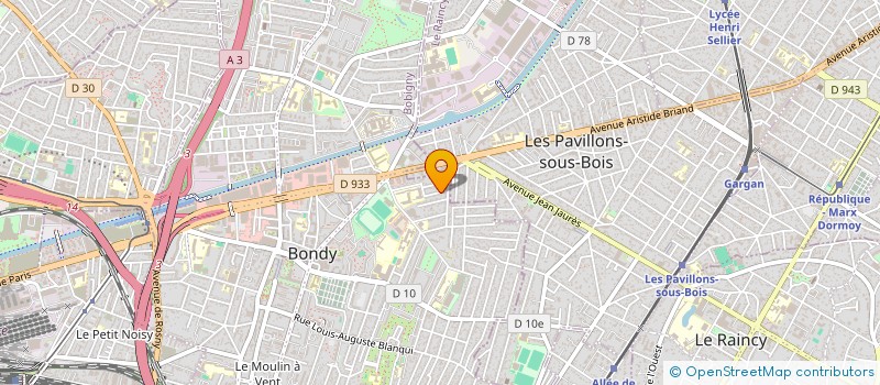 localisation de l'entreprise SCI DOLORES  BONDY