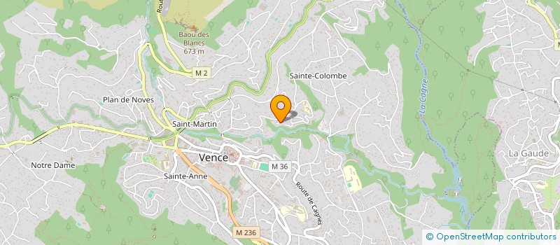 localisation de l'entreprise SCI DOLPHIN  VENCE