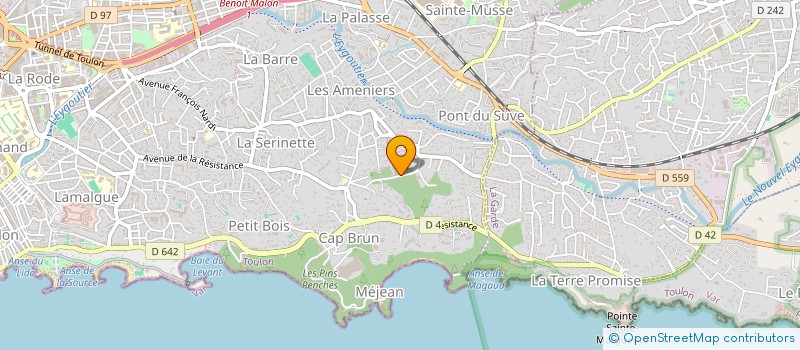 localisation de l'entreprise SCI DOLPHIN  TOULON