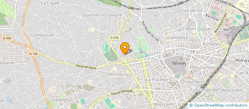 localisation de l'entreprise SCI DOLUC  NIMES