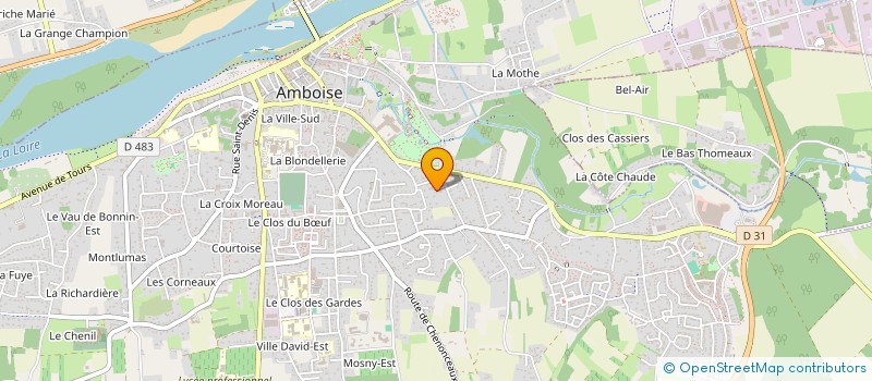 localisation de l'entreprise SCI DOLY  AMBOISE