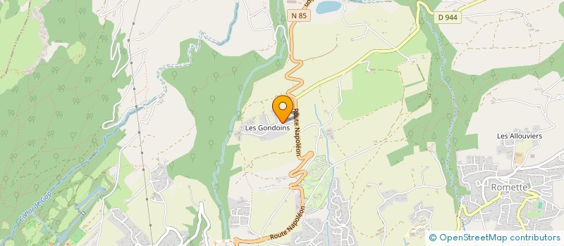 localisation de l'entreprise SCI DOLY  GAP