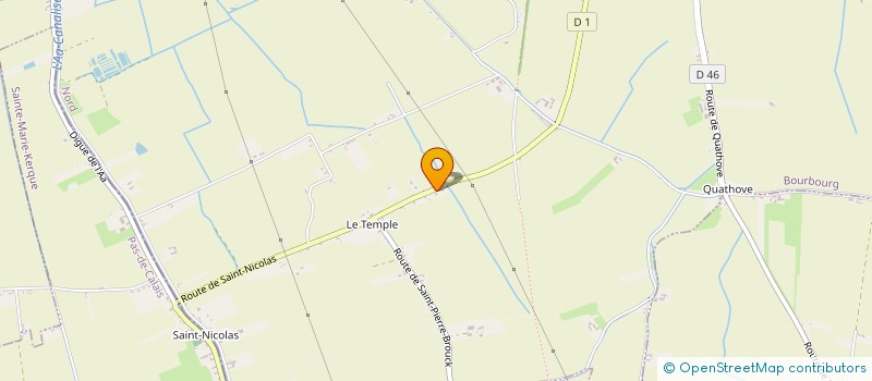 localisation de l'entreprise SCI DOLYCEMA  BOURBOURG