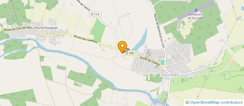 localisation de l'entreprise SCI DOLYMALI  LOIRE-AUTHION