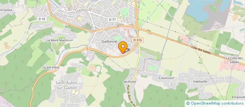 localisation de l'entreprise SCI DOLYNE  GAILLON