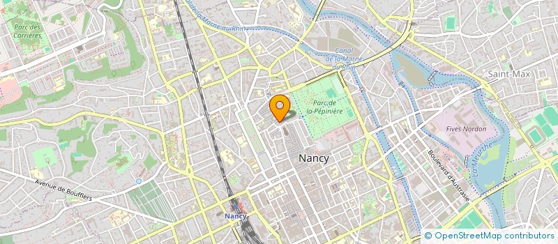 localisation de l'entreprise SCI DOM  NANCY