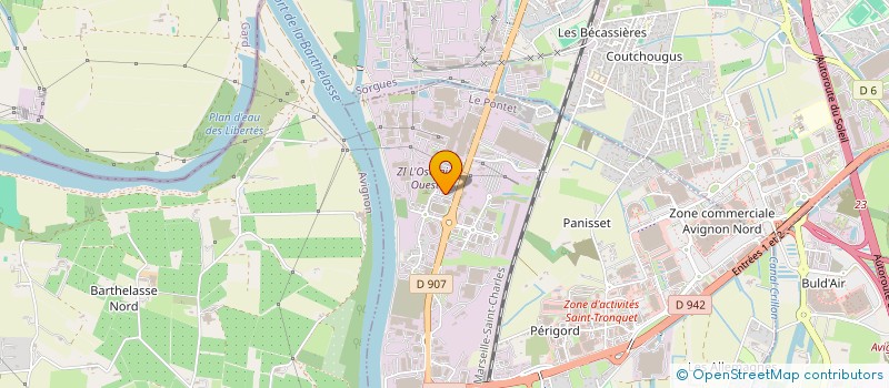 localisation de l'entreprise SCI DOM  LE PONTET