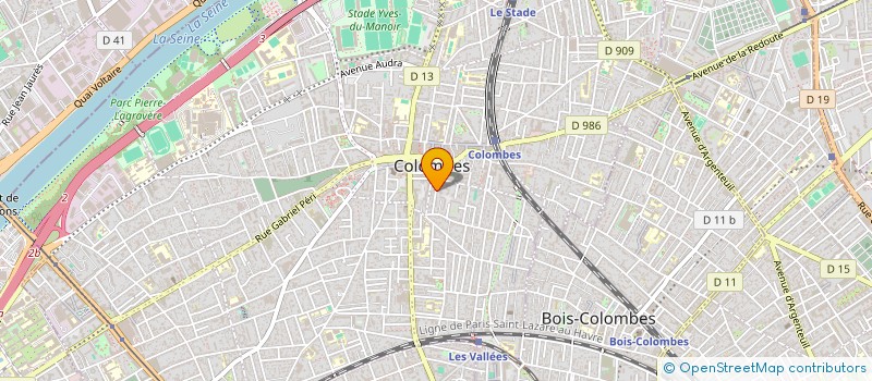 localisation de l'entreprise SCI DOM  COLOMBES