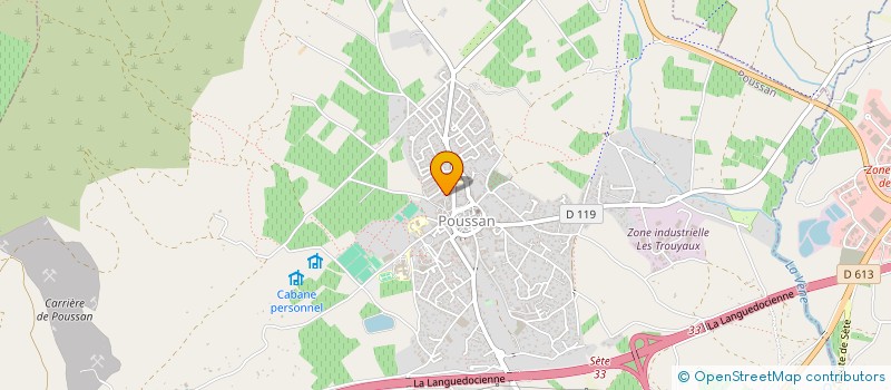 localisation de l'entreprise SCI DOM  POUSSAN