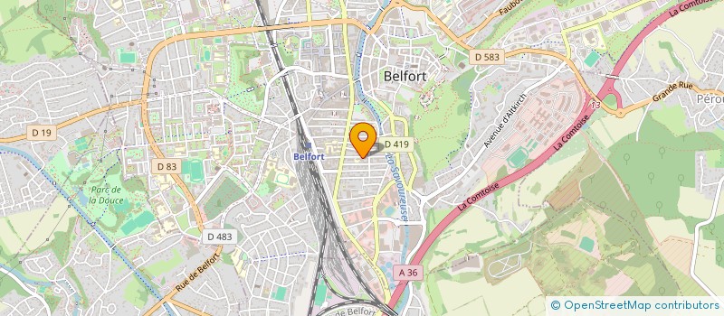 localisation de l'entreprise SCI DOM à BELFORT