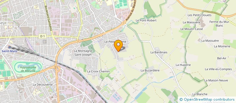 localisation de l'entreprise SCI DOM BOSCO  SAINT-MALO