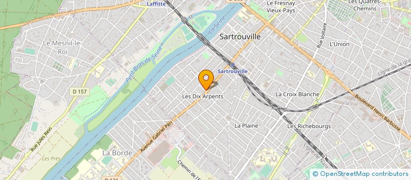 localisation de l'entreprise SCI DOM DINIS  SARTROUVILLE