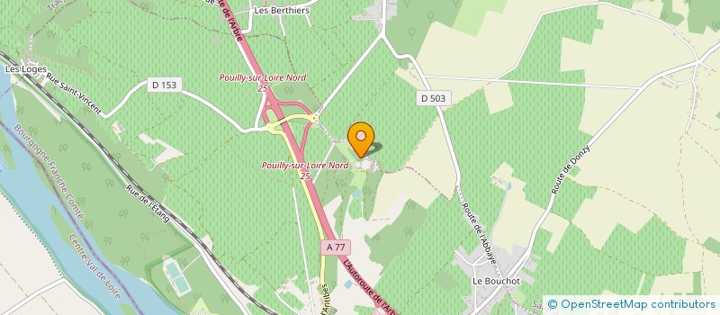 localisation de l'entreprise SCI DOM NOZET à POUILLY-SUR-LOIRE