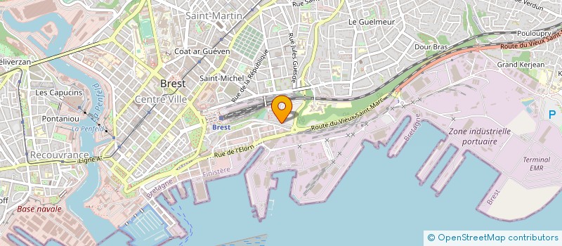 localisation de l'entreprise SCI DOM PE à BREST