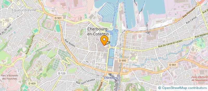 localisation de l'entreprise SCI DOM PEDRO à CHERBOURG-EN-COTENTIN