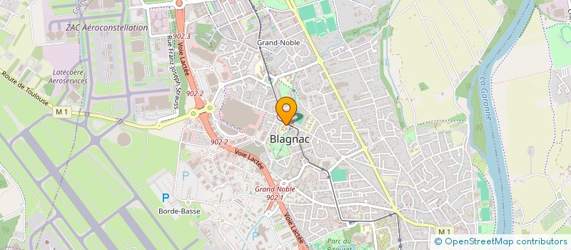 localisation de l'entreprise SCI DOM'S à BLAGNAC