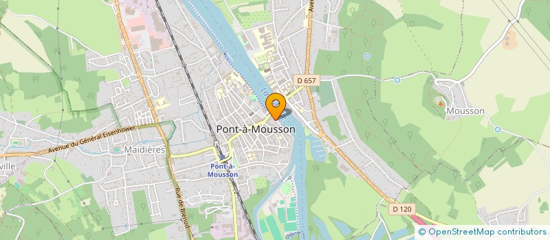 localisation de l'entreprise SCI DOM THOM  PONT-A-MOUSSON