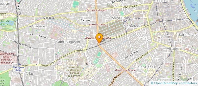 localisation de l'entreprise SCI DOM TOM  BORDEAUX