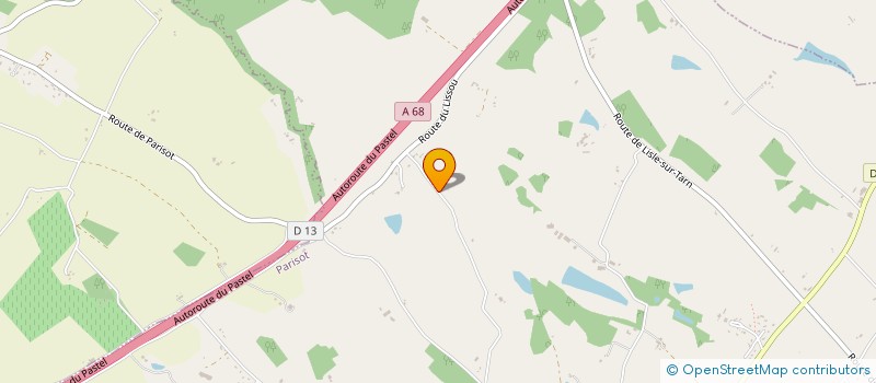 localisation de l'entreprise SCI DOM VAYSSETTE  PARISOT