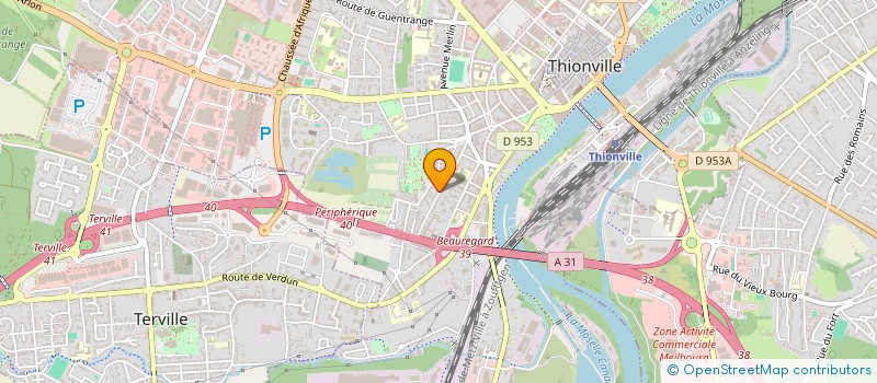localisation de l'entreprise SCI DOMA à THIONVILLE