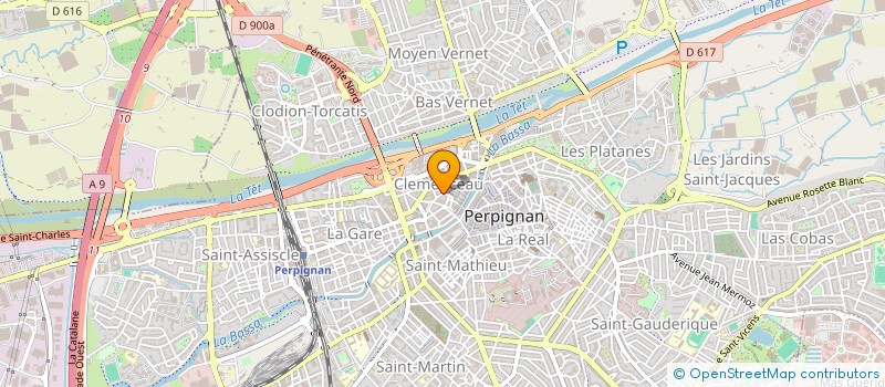 localisation de l'entreprise SCI DOMA  PERPIGNAN