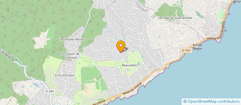 localisation de l'entreprise SCI DOMA à GRIMAUD