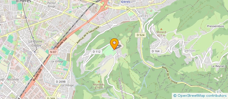 localisation de l'entreprise SCI DOMA  SAINT-MARTIN-D'HERES