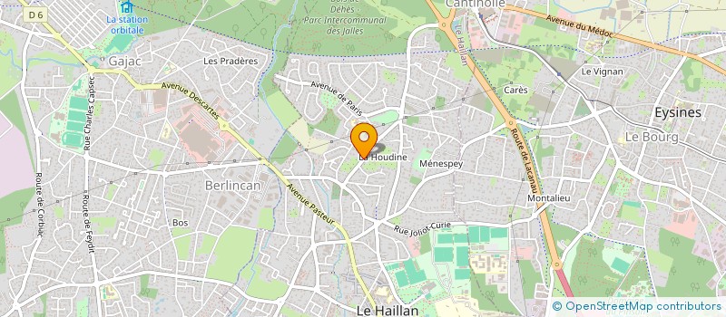 localisation de l'entreprise SCI DOMA  LE HAILLAN