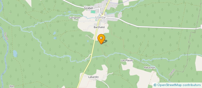 localisation de l'entreprise SCI DOMABA  UZESTE