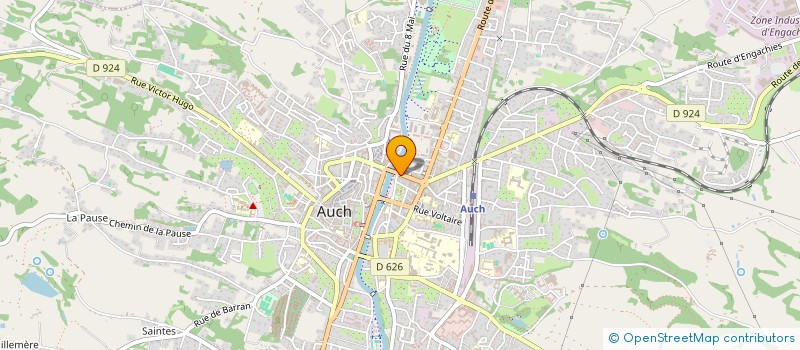 localisation de l'entreprise SCI DOMAE à AUCH