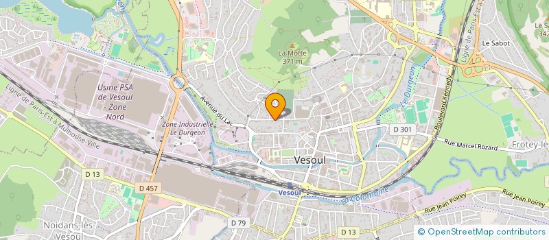 localisation de l'entreprise SCI DOMAGNE à VESOUL