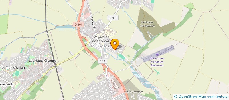 localisation de l'entreprise SCI DOMAINE AGRICOLE UNIFIE à MOISSELLES